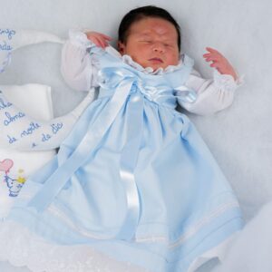 Cueiro em piquet com camisa de algodão