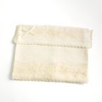 Lençóis de Linho Bordado Bege para Bebé