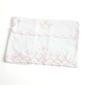 Lençol Florido Bordado à Mão