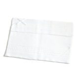 Lençóis de Linho Bordado Branco para Bebé