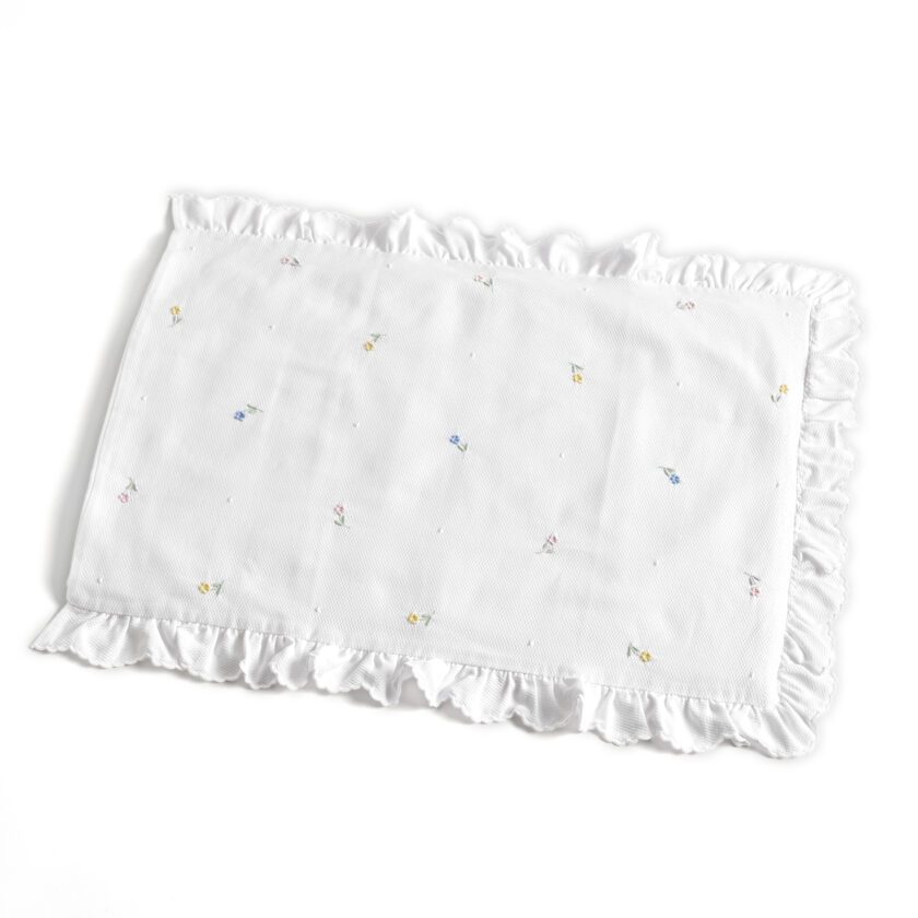 Colcha para Berço Bordado à mão em piquê