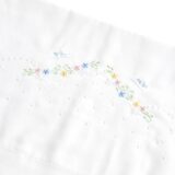 Lençol Flor Estrela bordado à mão