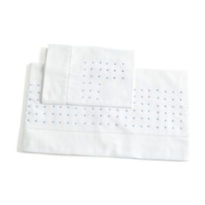 Lençol Pintinhas bordado à mão