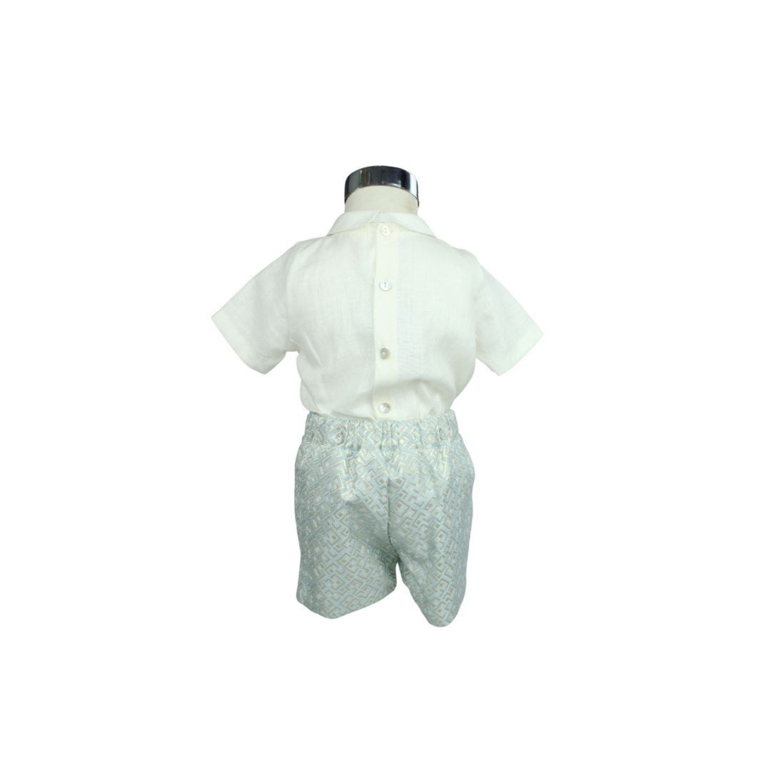 Conjunto de Camisa e calção com Papilon