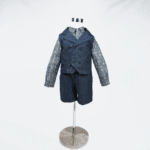 Conjunto de Menino com camisa, calção e colete