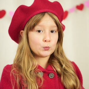 Boina em Lã para menina Julietta