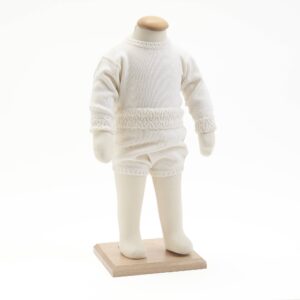 Conjunto de Camisola e tapa fraldas em malha