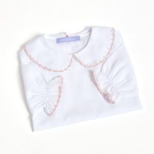Camisa Magnólia Rosa para bebé
