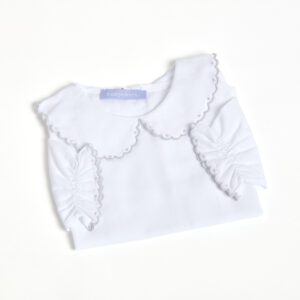 Camisa Magnólia Cinza para bebé