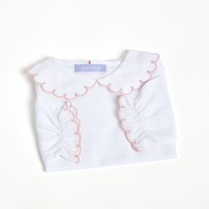 Camisa Antúrio rosa para bebé