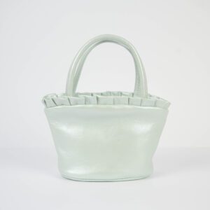 Mala de Pele para Criança em Verde Claro