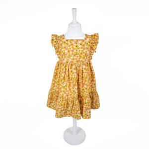 Vestido de Menina Malmequeres em Amarelo
